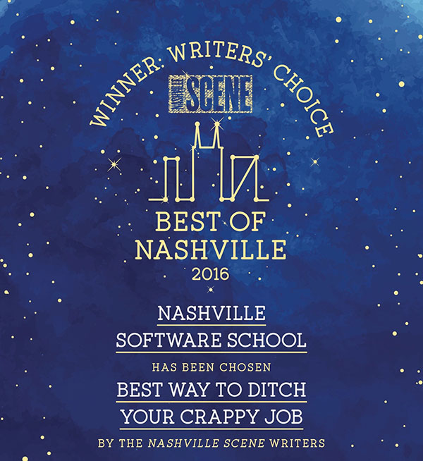 Nashville Scene Names NSS as Best Way To Ditch Your Crappy Job 2016